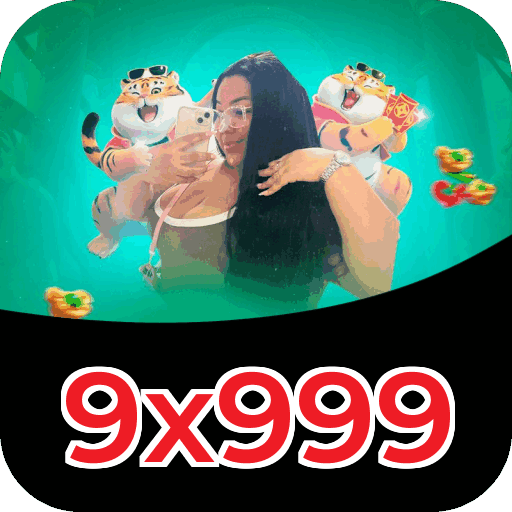 Interface do aplicativo 9x999 mostrando jogos disponíveis no iOS e Android